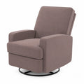 Fauteuil pivotant en tissu Taupe
