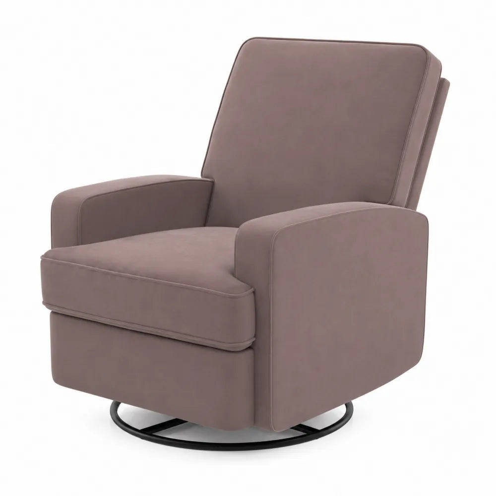 Fauteuil pivotant en tissu Taupe