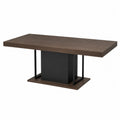 Table à manger en bois et métal 200x100x75 cm